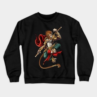 Sun Wukong Chinese Monkey King Crewneck Sweatshirt